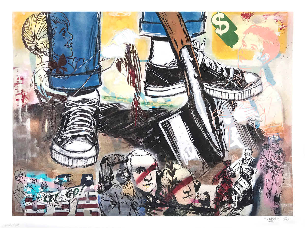 Scout &quot;Tomorrow Will Come To Strip Us Of Our Crowns&quot; - Archival Print, Limited Edition of 12 - 18 x 24&quot;