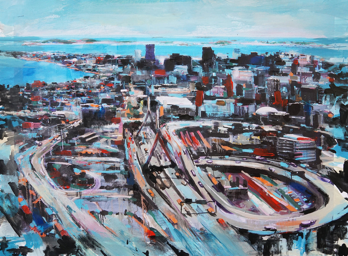 Adam J. O&#39;Day &quot;Zakim&quot; - Hand-Embellished Archival Print, Edition of 5 - 18 x 24&quot;