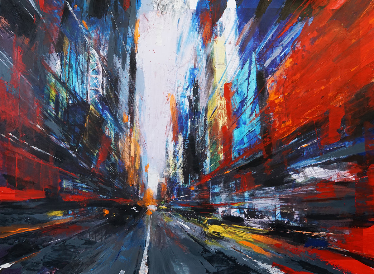 Adam J. O&#39;Day &quot;Zoom&quot; - Hand-Embellished Archival Print, Edition of 5 - 18 x 24&quot;