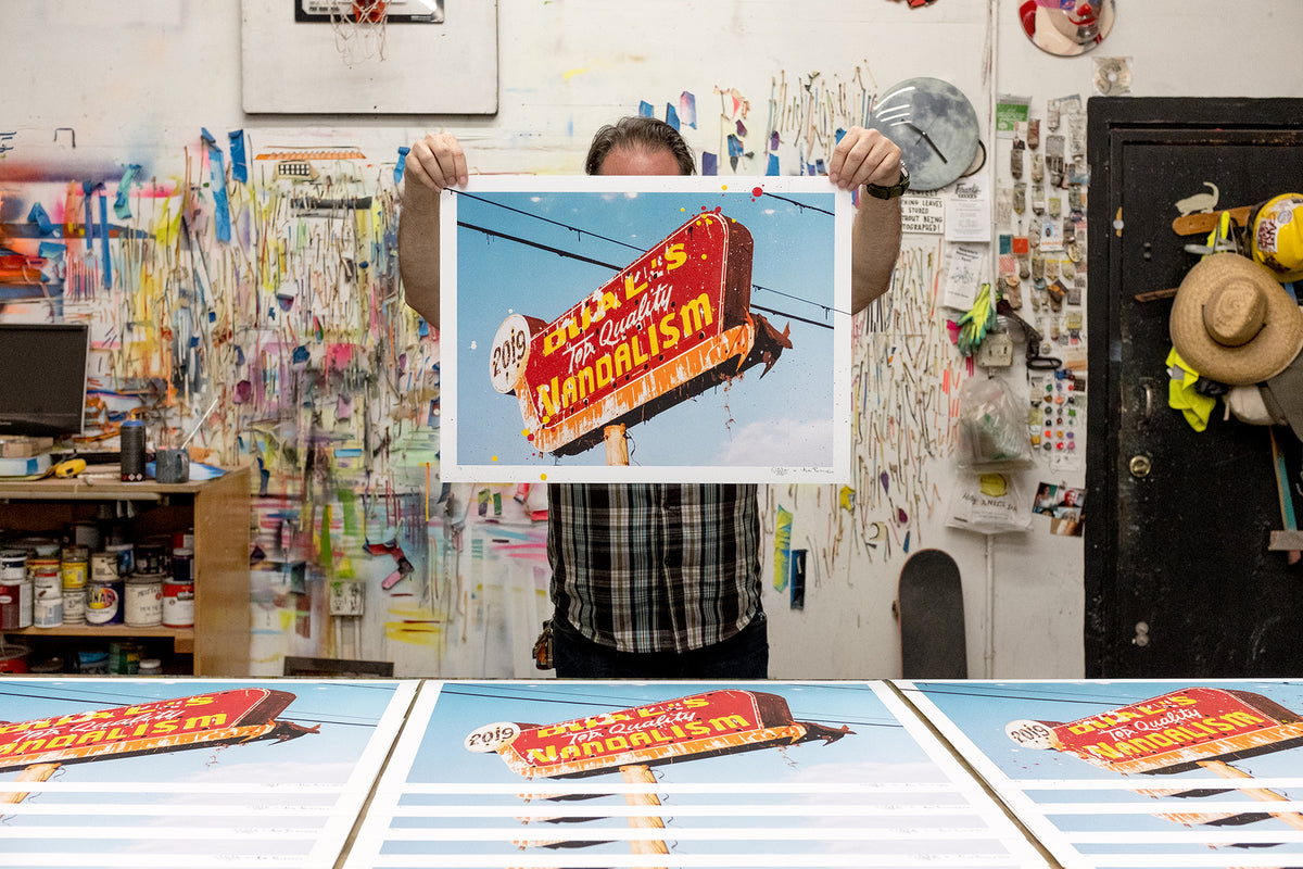DUAL &quot;Top Quality Vandalism&quot; - Archival Print, Limited Edition of 12 - 18 x 24&quot;