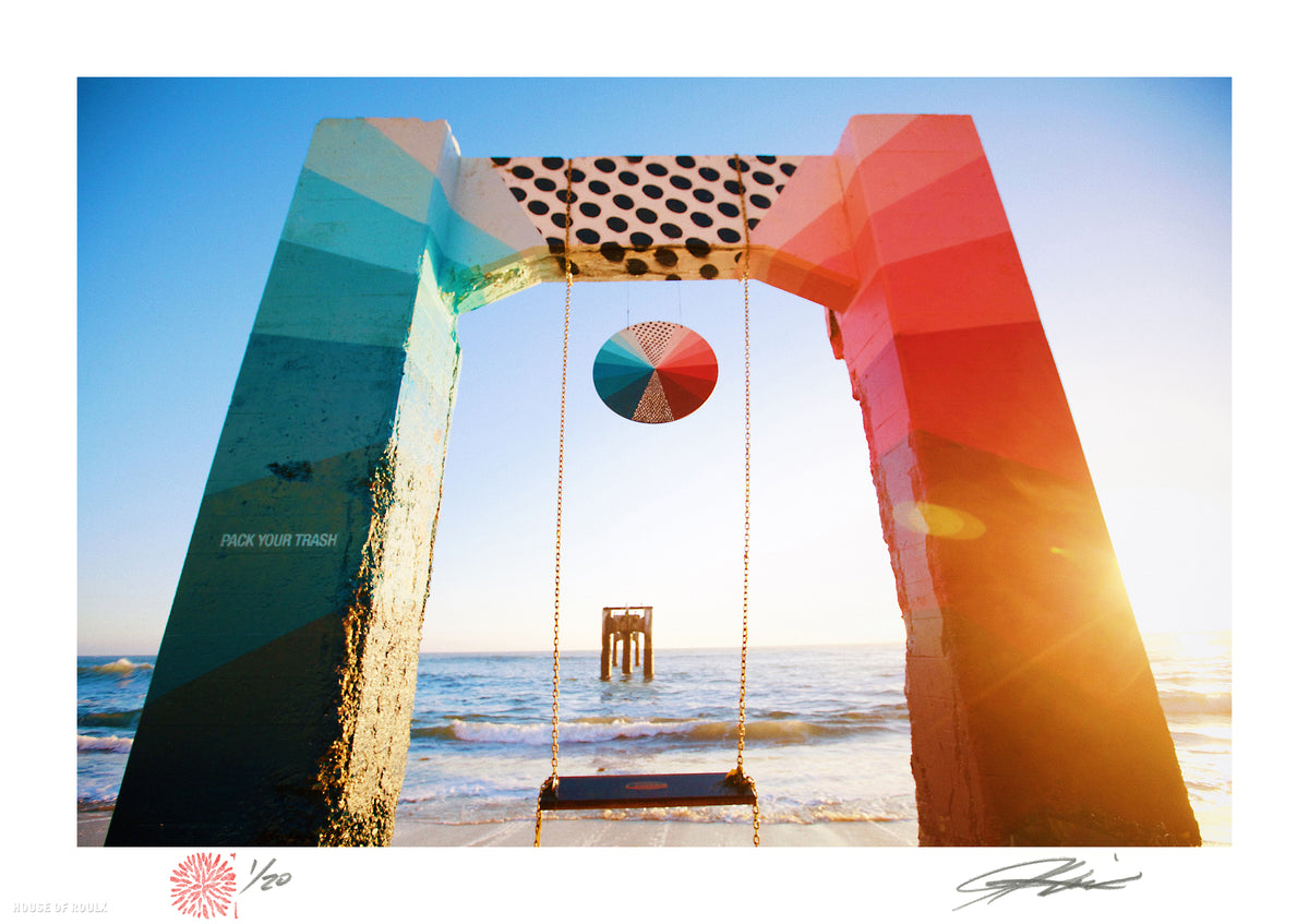 Jeremiah Kille &quot;North Coast Pier Project I&quot; - Archival Print, Limited Edition of 20 - 12 x 17&quot;