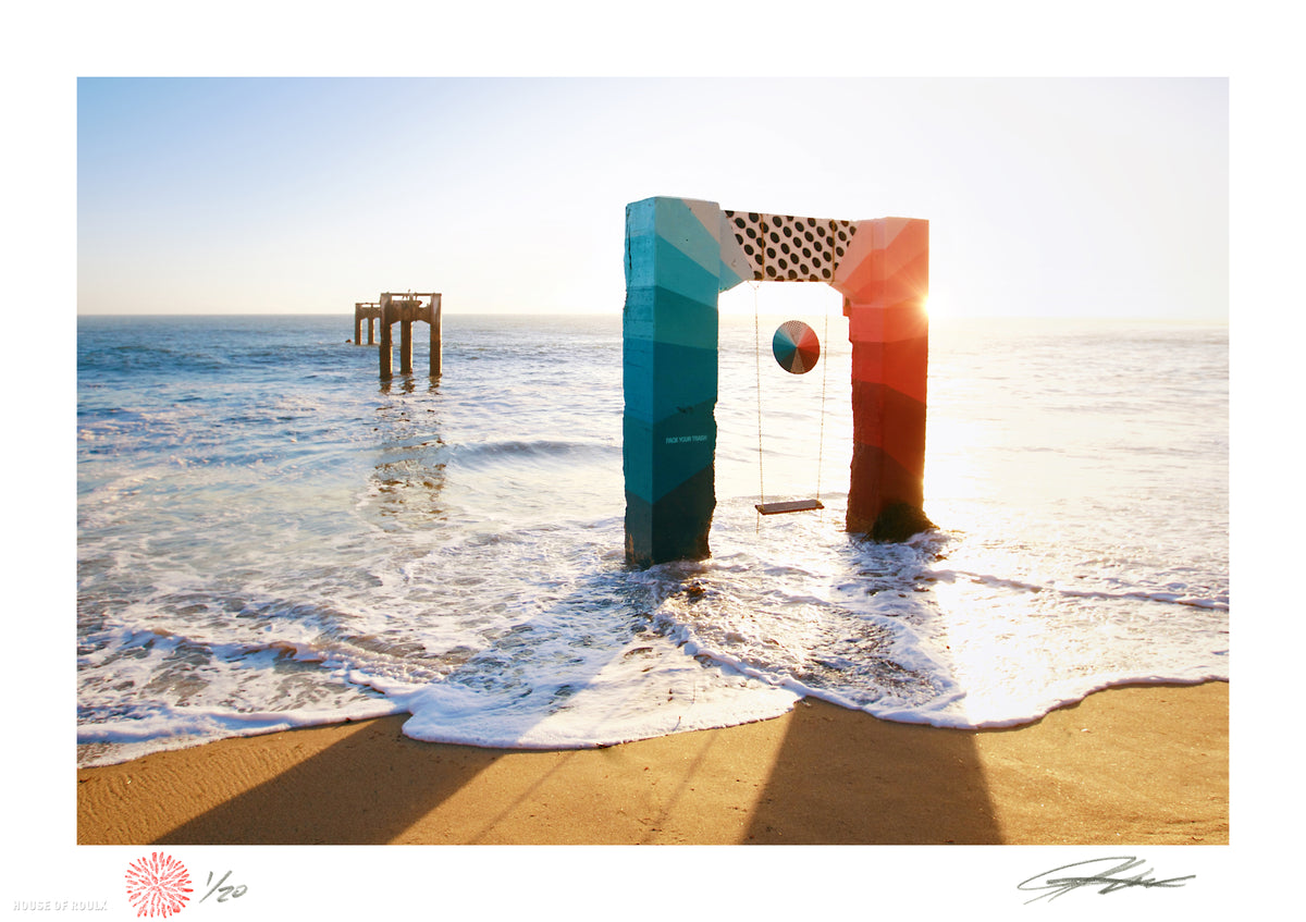 Jeremiah Kille &quot;North Coast Pier Project II&quot; - Archival Print, Limited Edition of 20 - 12 x 17&quot;