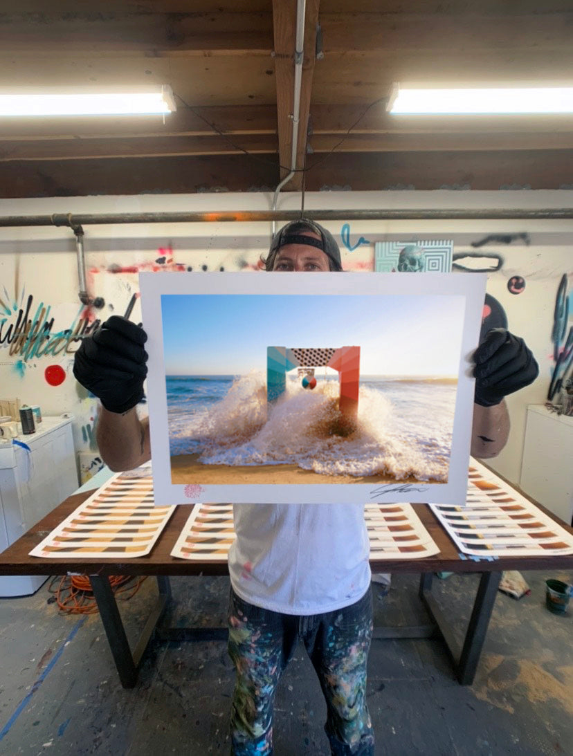 Jeremiah Kille &quot;North Coast Pier Project III&quot; - Archival Print, Limited Edition of 35 - 12 x 17&quot;