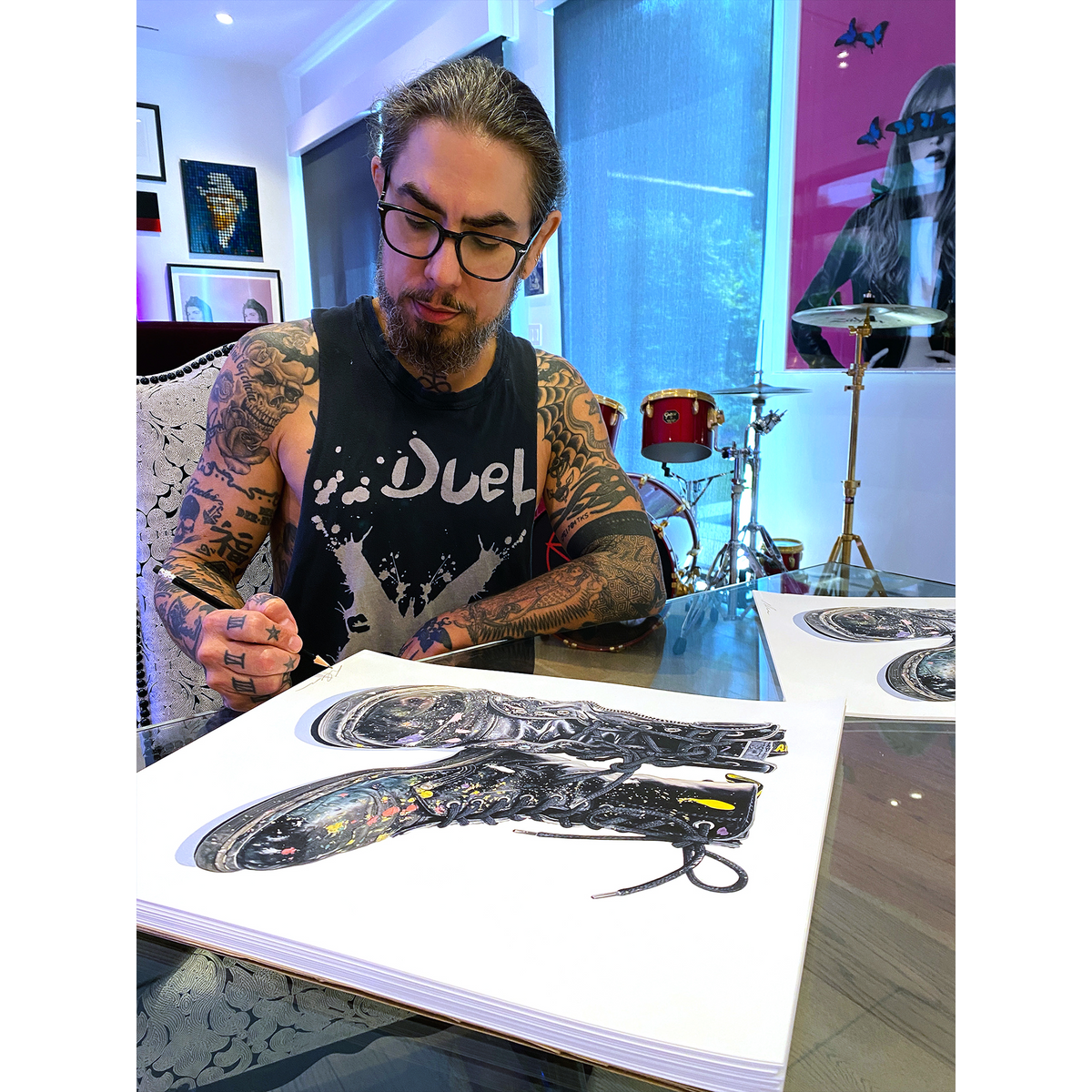 KJ Shows x Dave Navarro - Archival Print, Limited Edition of 25 - 14 x 17&quot;