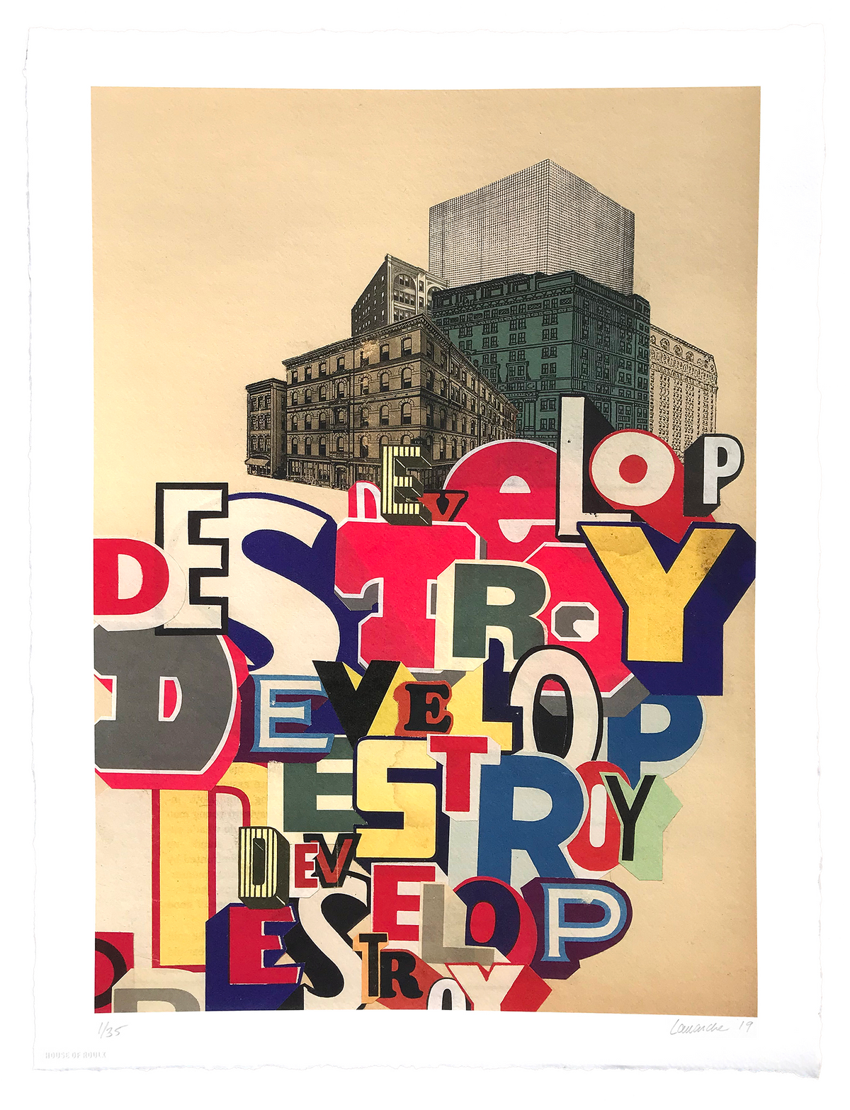 Greg Lamarche &quot;Develop Destroy&quot; - Archival Print, Limited Edition of 35 - 15 x 20&quot;