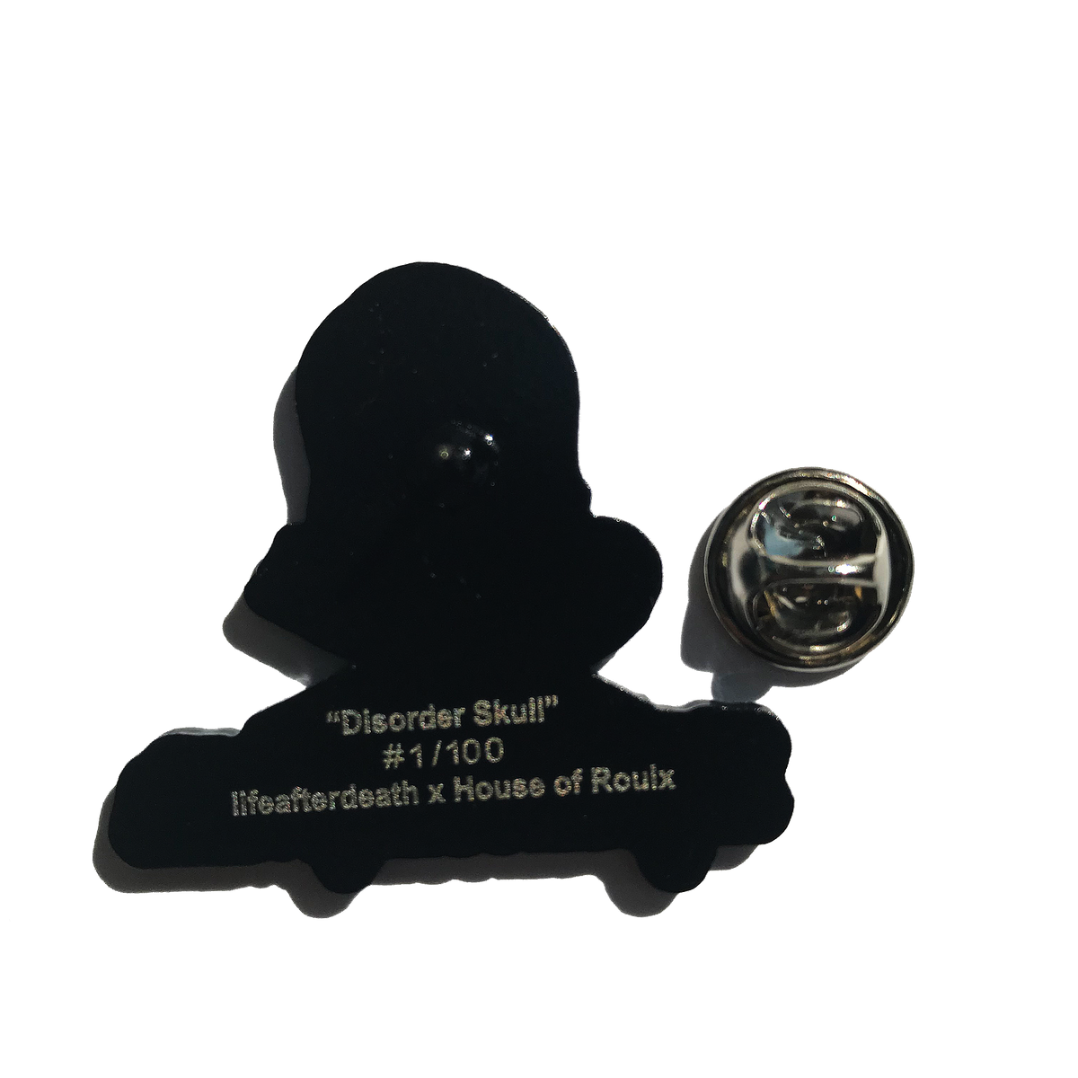 Dave Navarro &quot;Disorder Skull&quot; - 1.5 x 1.5&quot; Soft Enamel Pin