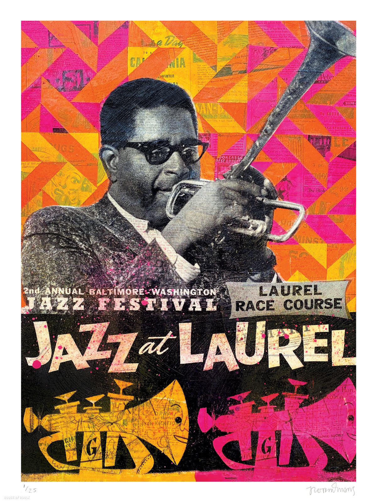 Robert Mars &quot;Jazz at Laurel&quot; - Archival Print, Edition of 25 - 18 x 24&quot;