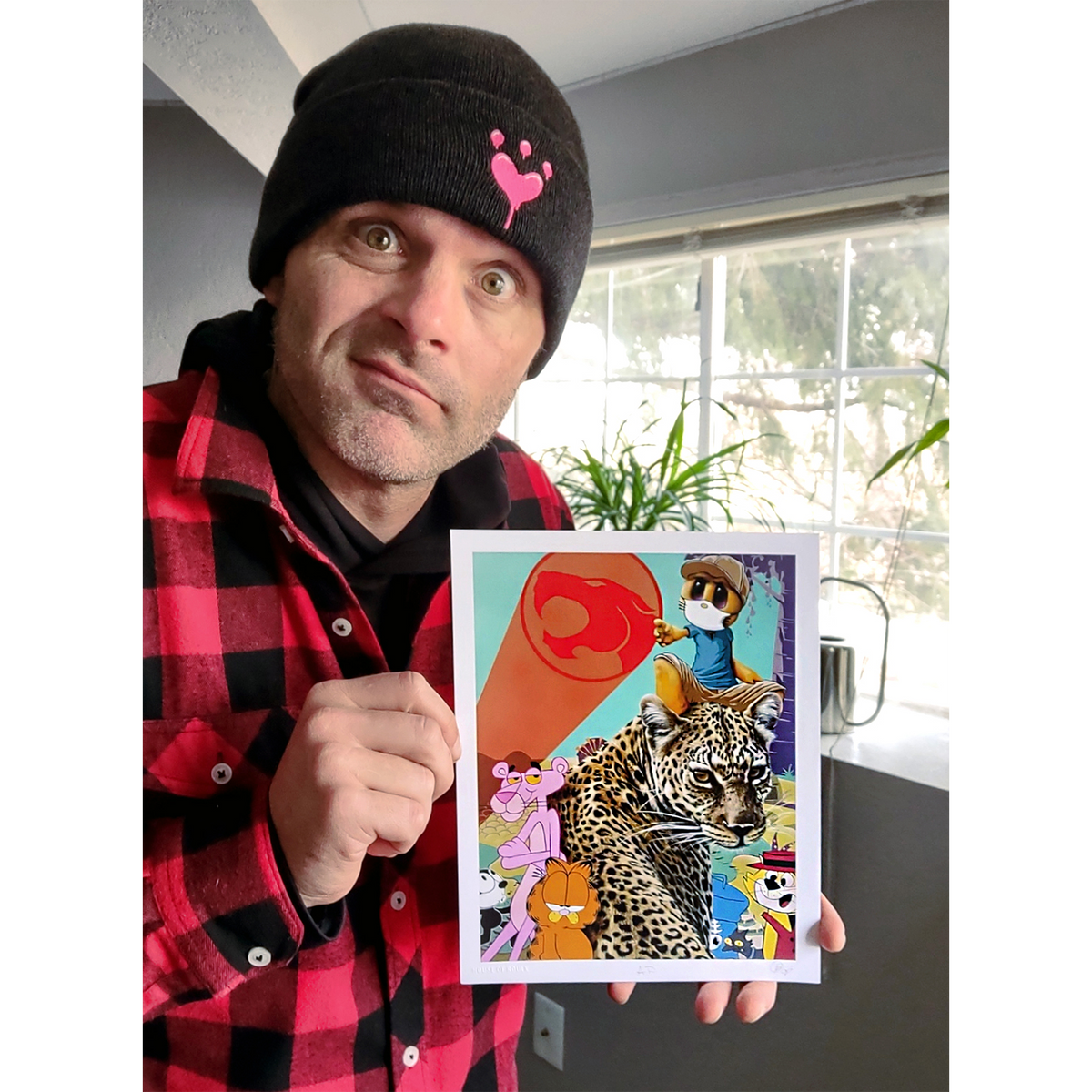 3rd Version &quot;You Cat Do It&quot; - Hand-Embellished Edition of 2 - 8 x 10&quot;