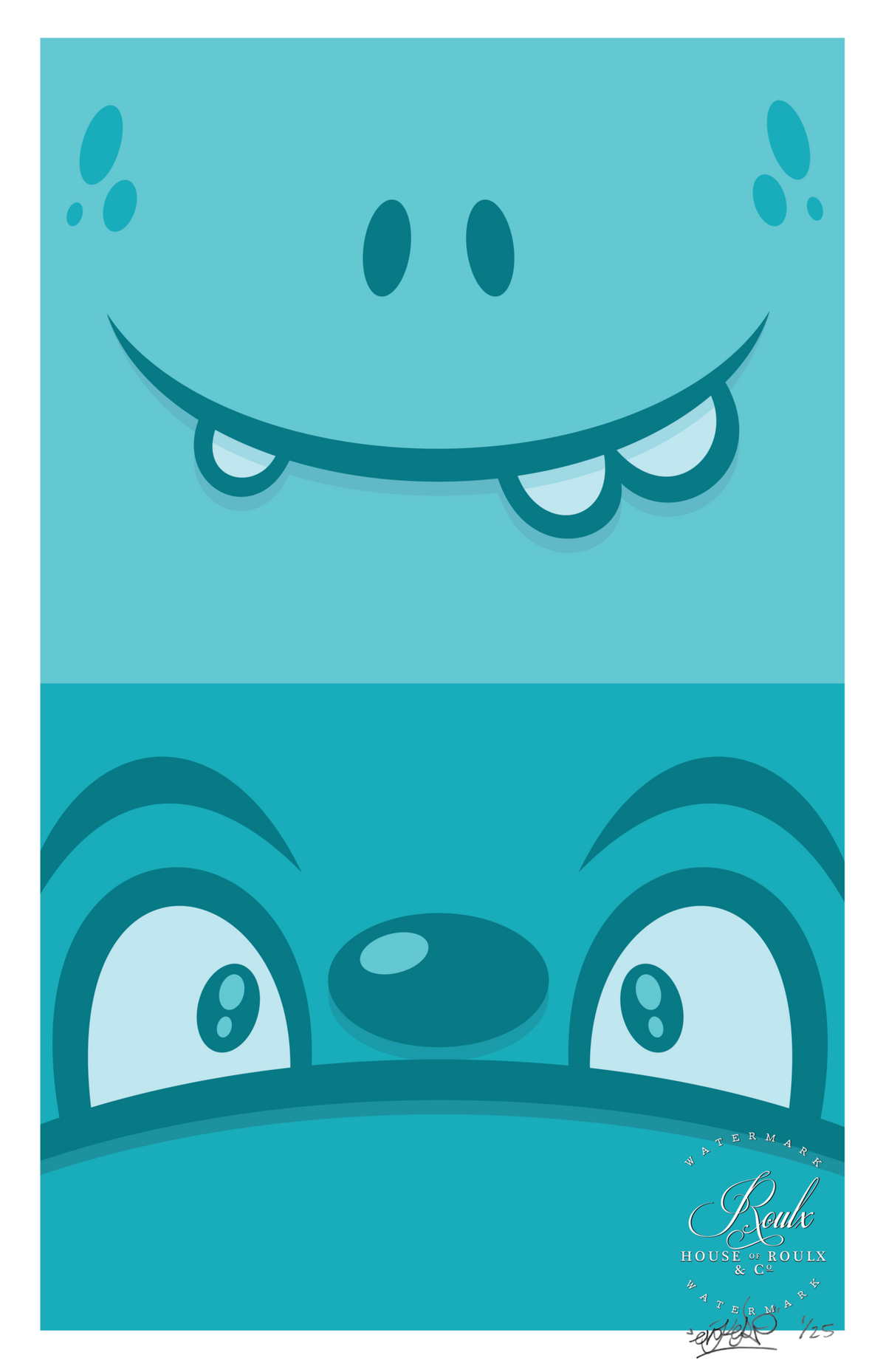 Evoker &quot;Doubleface&quot; -  Archival Print, Limited Edition of 25, 11 x 17&quot;