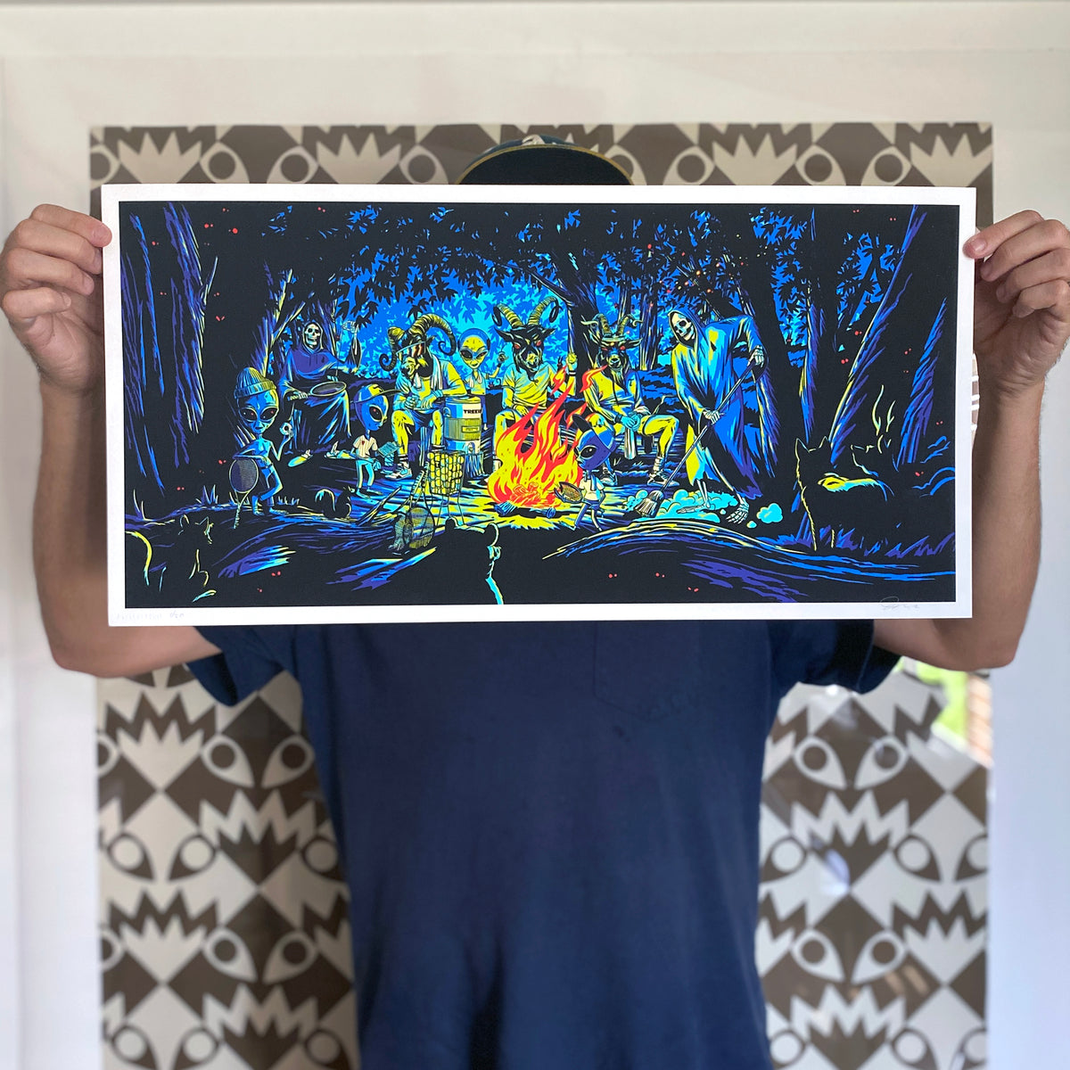 The Draculas &quot;Nighttimers&quot; - Archival Print, Limited Edition of 20 - 12 x 24&quot;