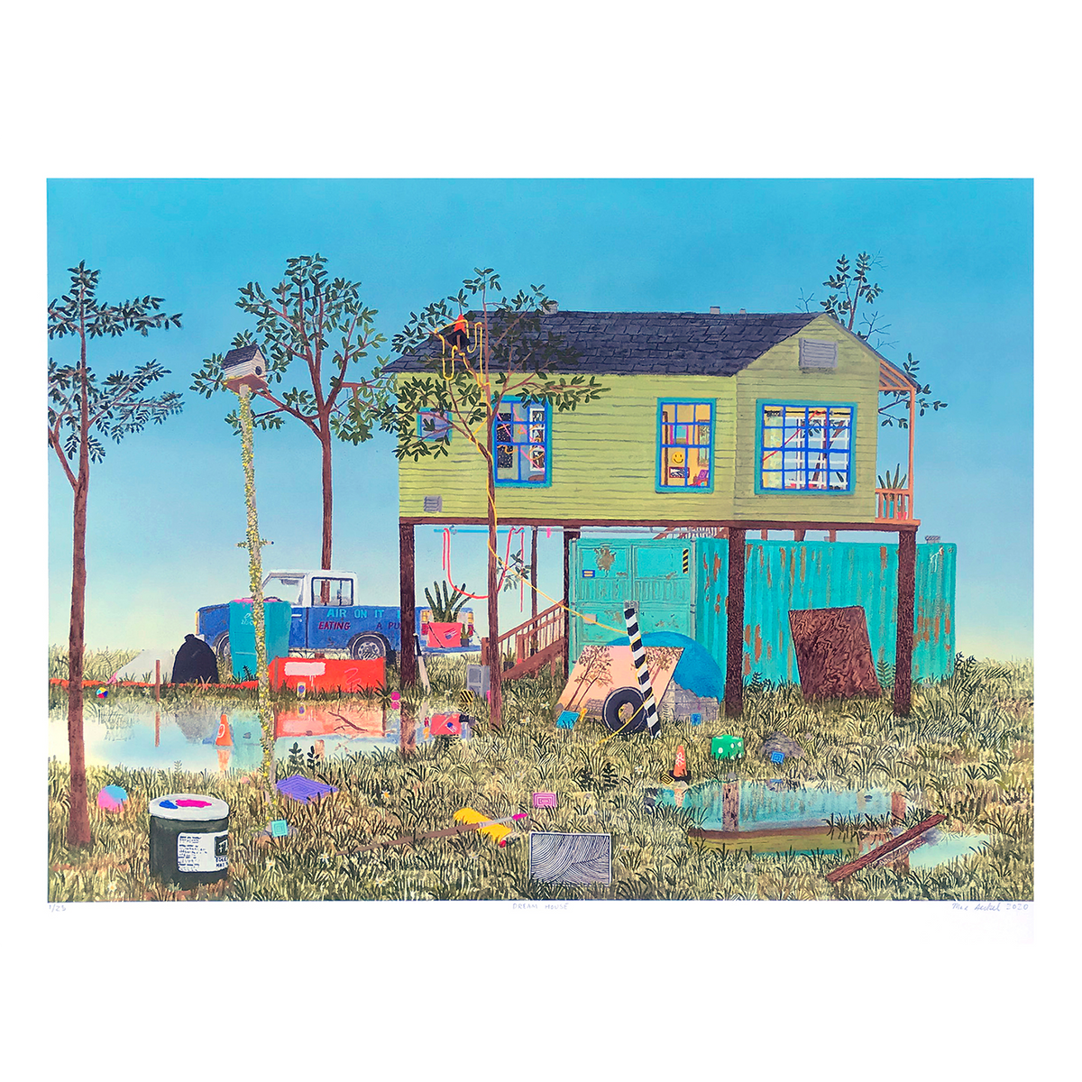 Max Seckel &quot;Dream House&quot; - Archival Print, Limited Edition of 25 - 18 x 24&quot;