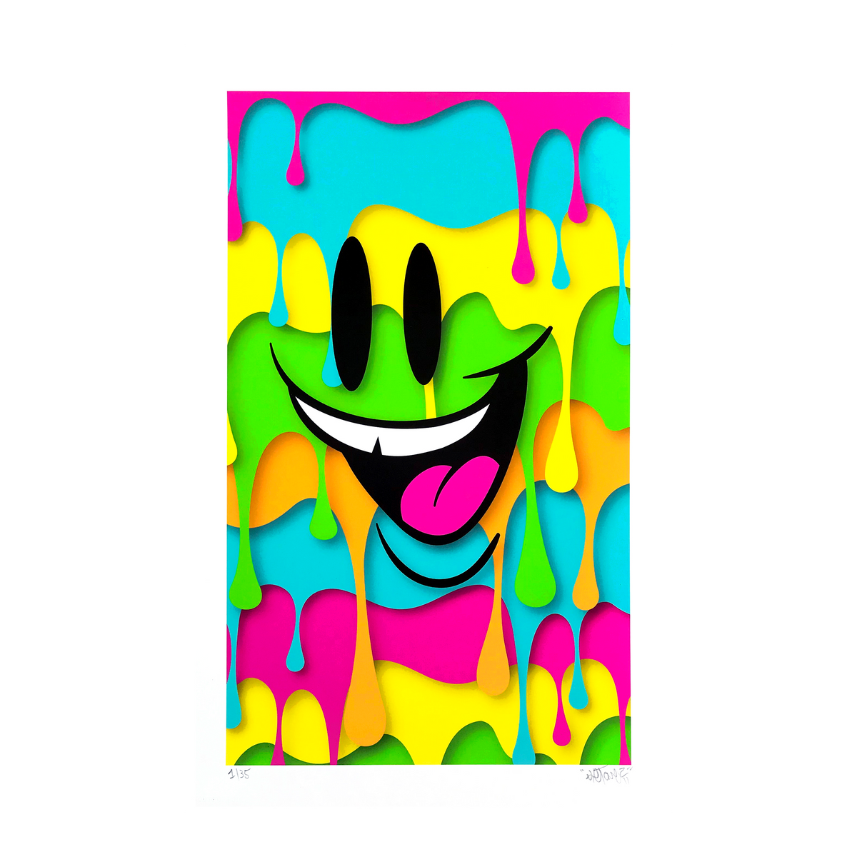 SKET-ONE &quot;Drip Phase&quot; - Archival Print, Limited Edition of 35 - 11 x 17&quot;