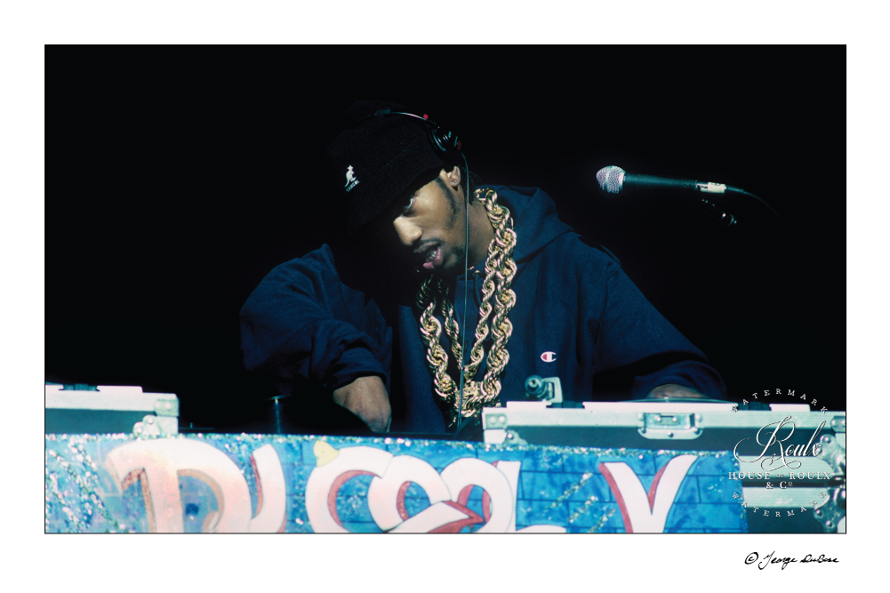 DJ Cool V, Apollo Theater, 1988 (by George DuBose) - Limited Edition, Archival Print