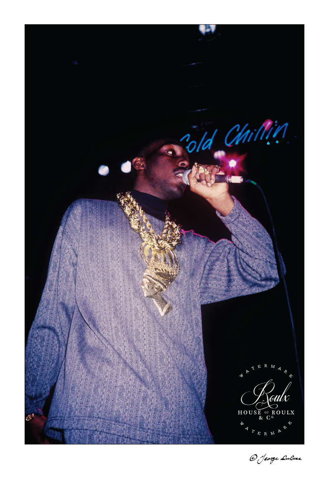 Big Daddy Kane, Apollo Theater, 1988 (by George DuBose) - Limited Edition, Archival Print