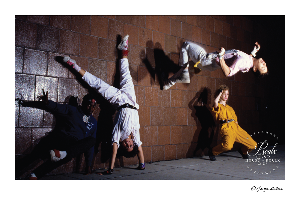 Breakdancers, NYC, 1980s (by George DuBose) - Limited Edition, Archival Print