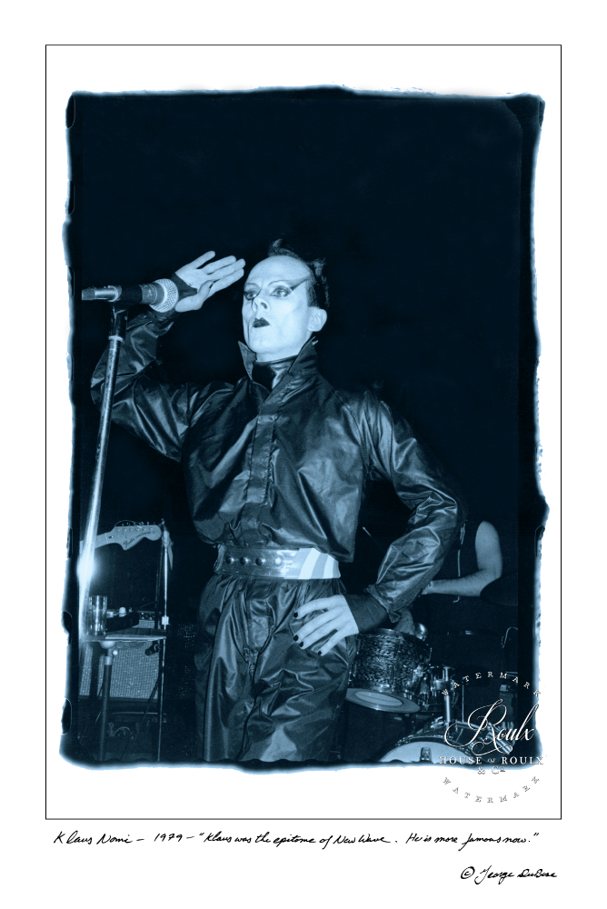 Klaus Nomi (by George DuBose) - Limited Edition, Archival Print