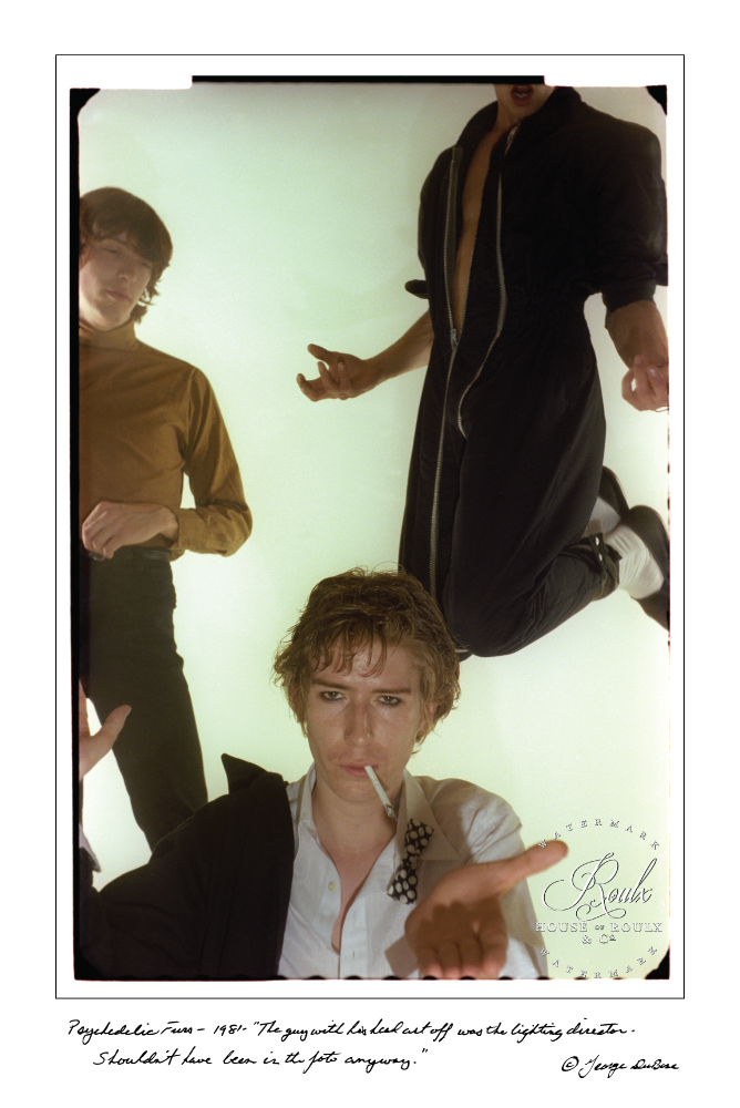 Psychedelic Furs (by George DuBose) - Limited Edition, Archival Print