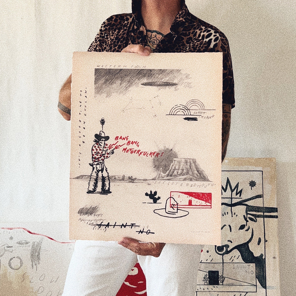 SAINT NO &quot;Bang Bang&quot; - Archival Print, Limited Edition of 25 - 16 x 20&quot;