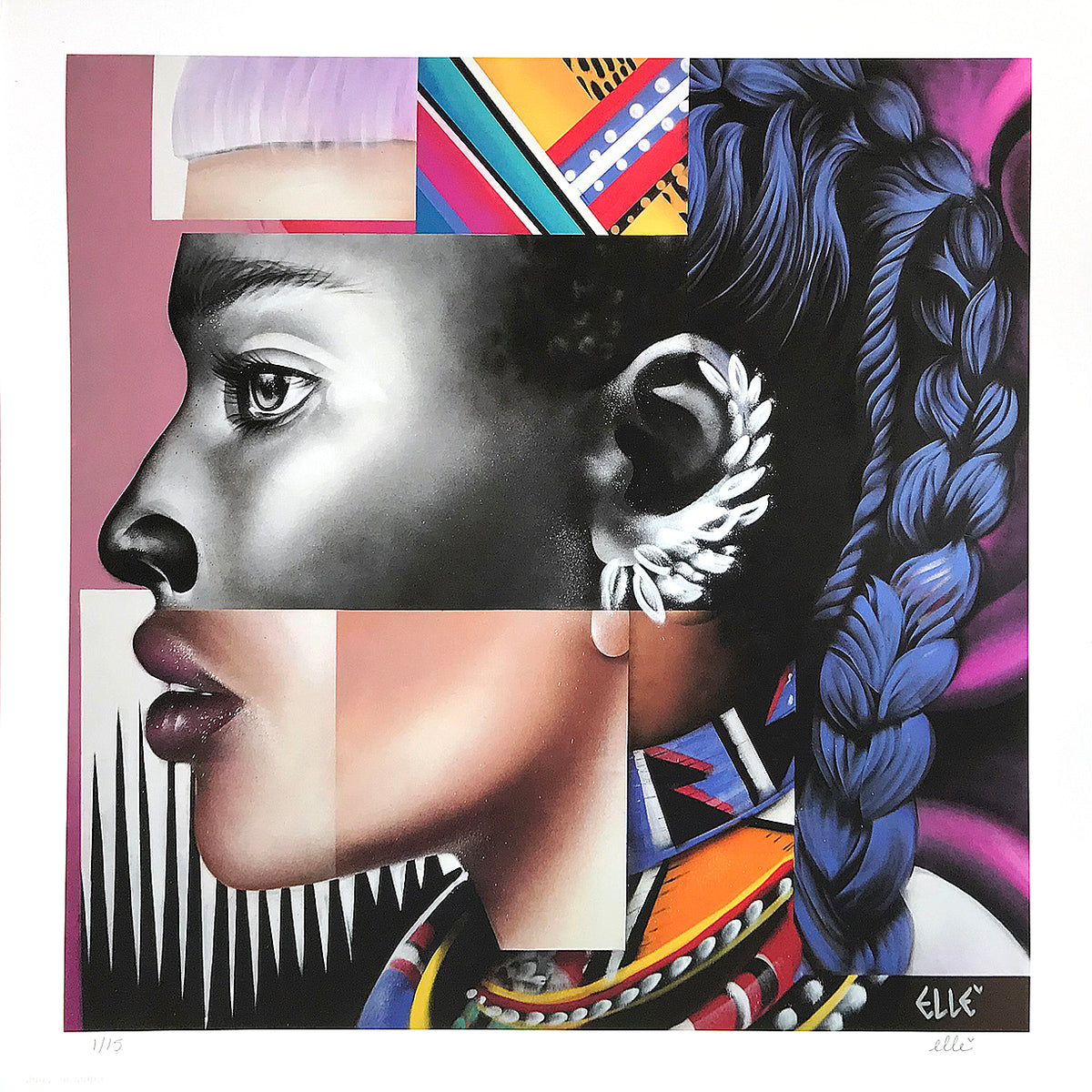 ELLE &quot;Virago&quot; - Archival Print, Limited Edition of 15 - 17 x 17&quot;