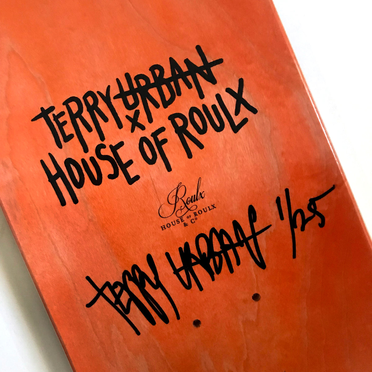 Terry Urban &quot;Hell or High Water II&quot; - Skate Deck &amp; Print Bundle, Hand-Embellished Edition of 25
