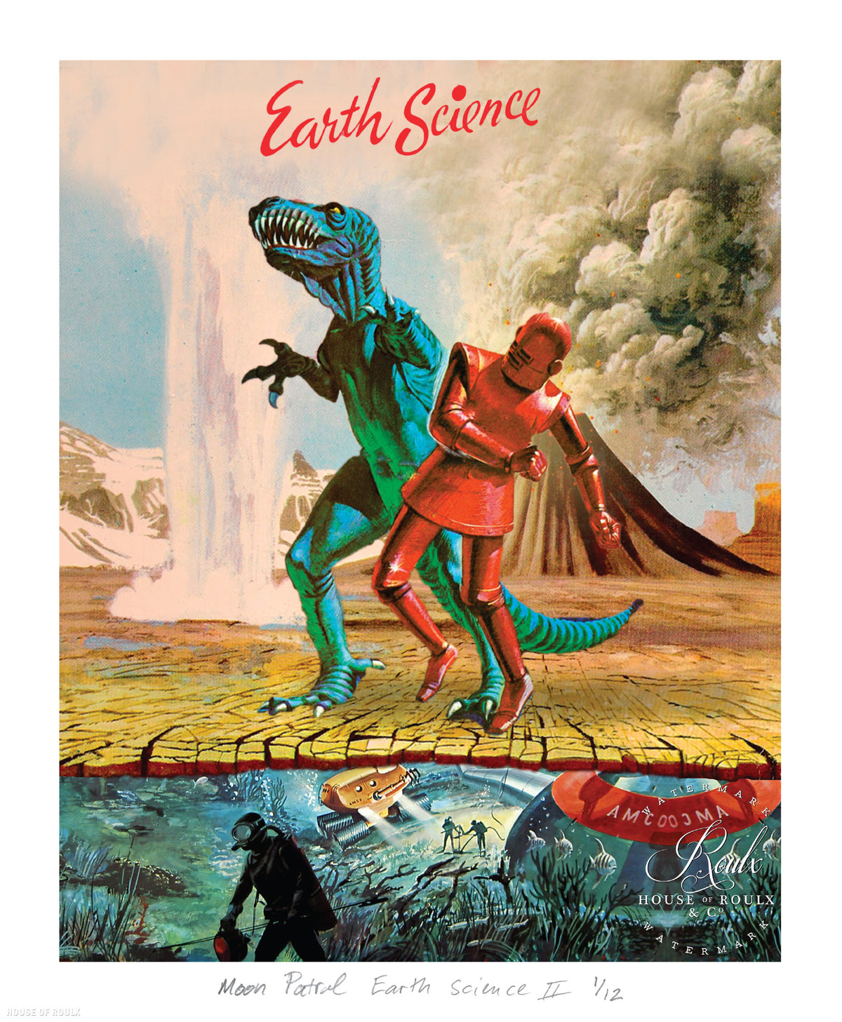 Moon Patrol &quot;Earth Science II&quot; - Limited Edition, Archival Print - 14 x 17&quot;