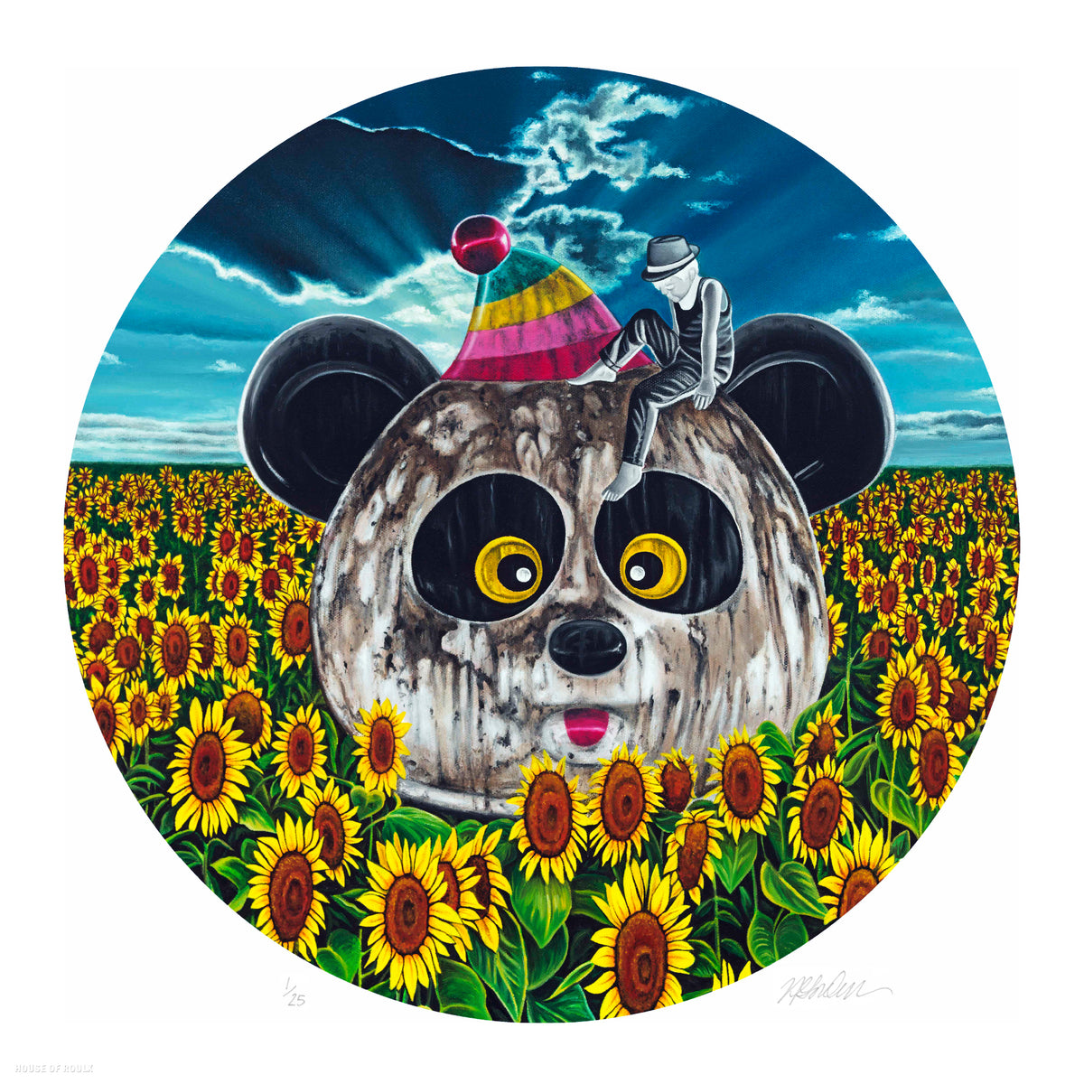 Nicole Gordon &quot;Eclipse&quot; - Archival Print, Limited Edition of 25 - 17 x 17&quot;