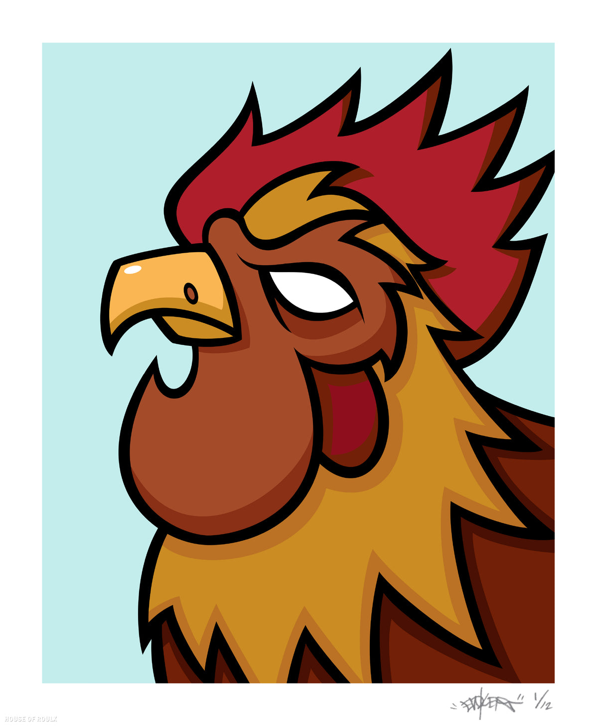 Evoker &quot;El Gallo&quot; - Archival Print, Limited Edition of 12 - 14 x 17&quot;
