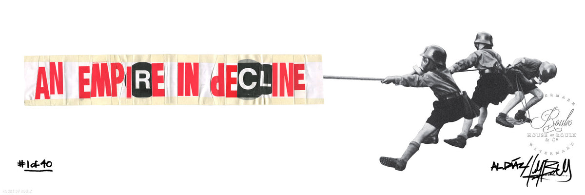 Al Diaz &amp; Jilly Ballistic &quot;AN EMPIRE IN DECLINE&quot; - Signed Print &amp; Book Bundle