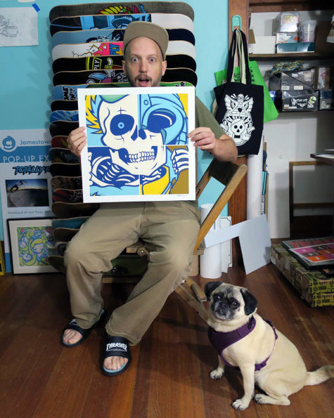Evoker &quot;Totally Radical&quot; -  Archival Print, Limited Edition of 10, 17 x 17&quot;