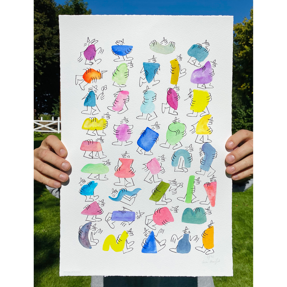 Lucas Beaufort &quot;Evol&quot; - Archival Print, Limited Edition of 41 - 13 x 19&quot;