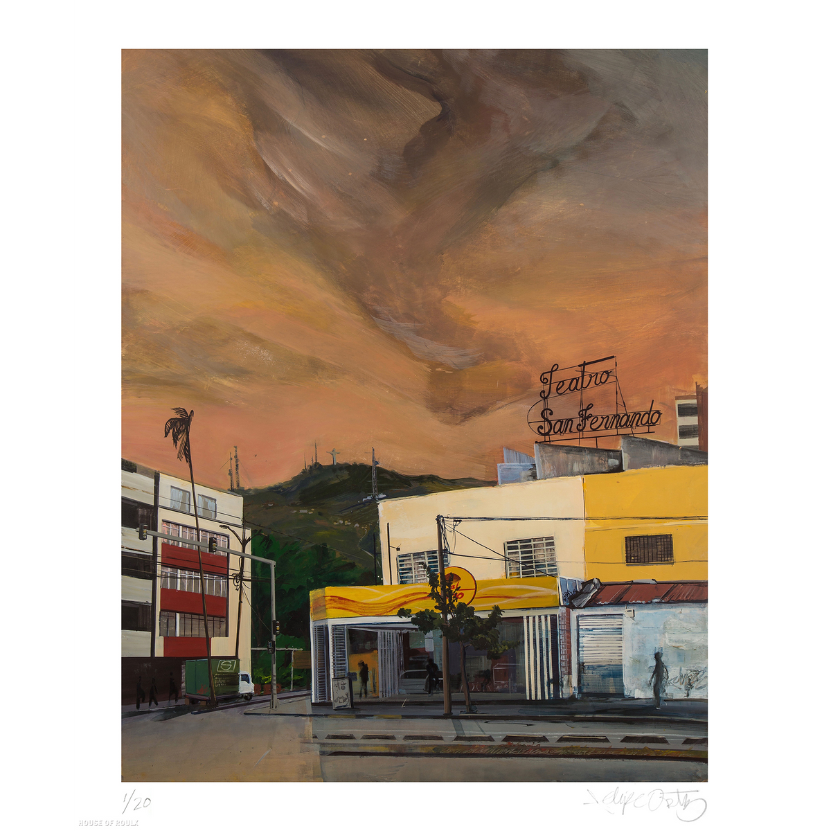 Felipe Ortiz &quot;San Fernando&quot; - Archival Print, Limited Edition of 20 - 14 x 17&quot;