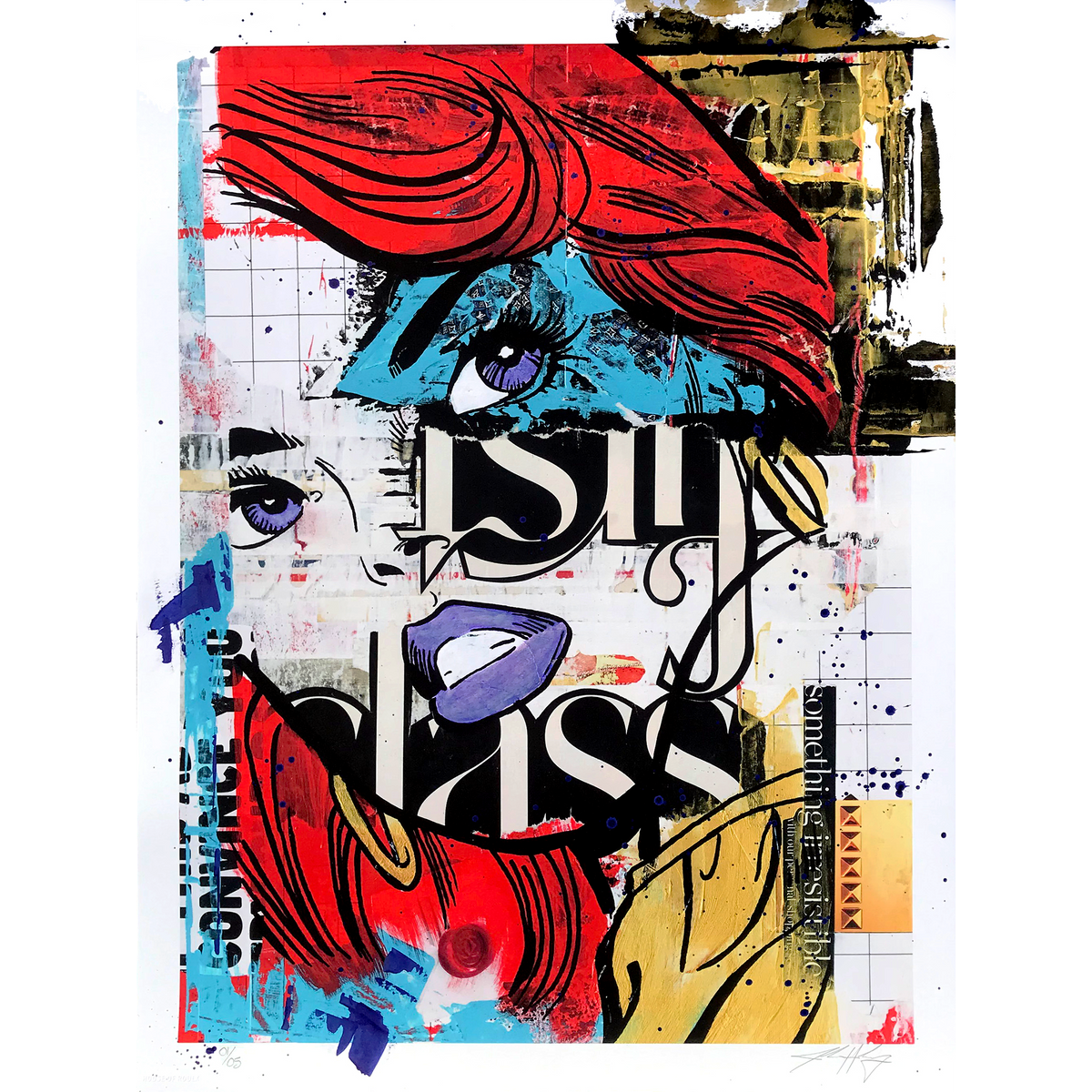 Joshua Horkey &quot;First Class&quot; - Hand-Embellished Edition of 5 - 18 x 24&quot;