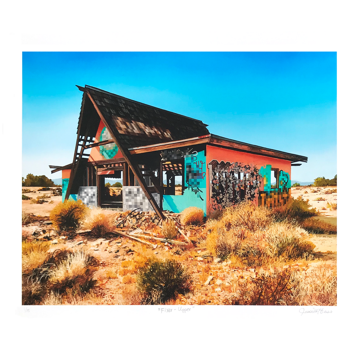 Jessica Hess &quot;Fixer-Upper&quot; - Archival Print, Limited Edition of 15 - 14 x 17&quot;
