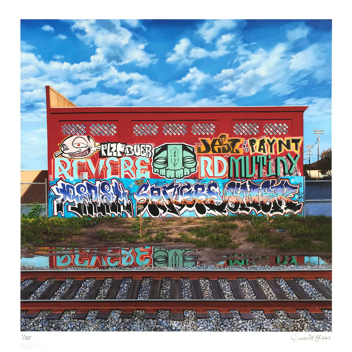 Jessica Hess &quot;Fourth and Clay&quot; - Archival Print, Limited Edition of 25 - 17 x 17&quot;