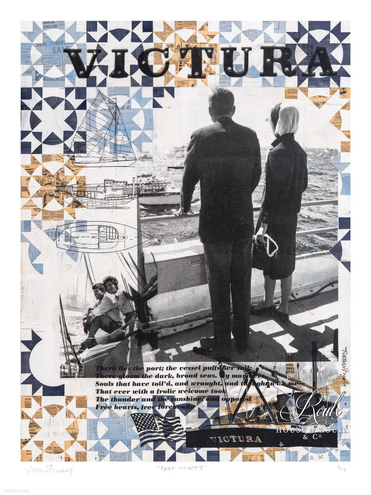 Robert Mars &quot;Free Hearts&quot; - Limited Edition, Archival Print