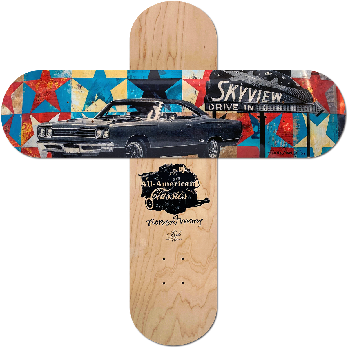 Robert Mars &quot;Friday Drive In&quot; - Skate Deck, Limited Edition of 20