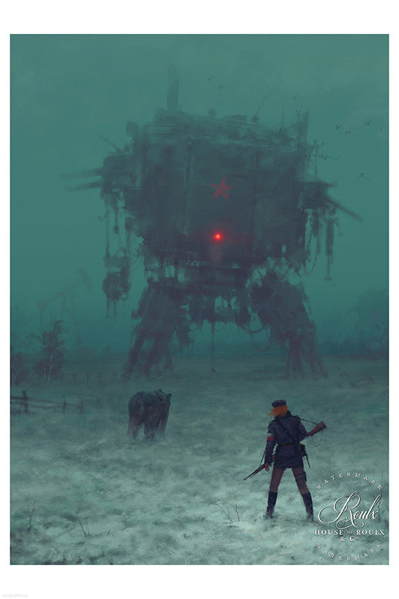 Mr. Werewolf (Jacob Rozalski) &quot;1920 Frozen Field&quot; - Fine Art Print