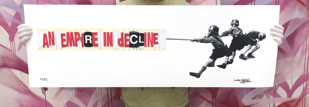 Al Diaz &amp; Jilly Ballistic &quot;AN EMPIRE IN DECLINE&quot; - Limited Edition, Archival Print - 16 x 48&quot;