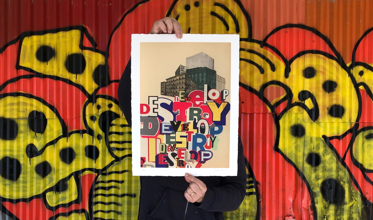 Greg Lamarche &quot;Develop Destroy&quot; - Archival Print, Limited Edition of 35 - 15 x 20&quot;