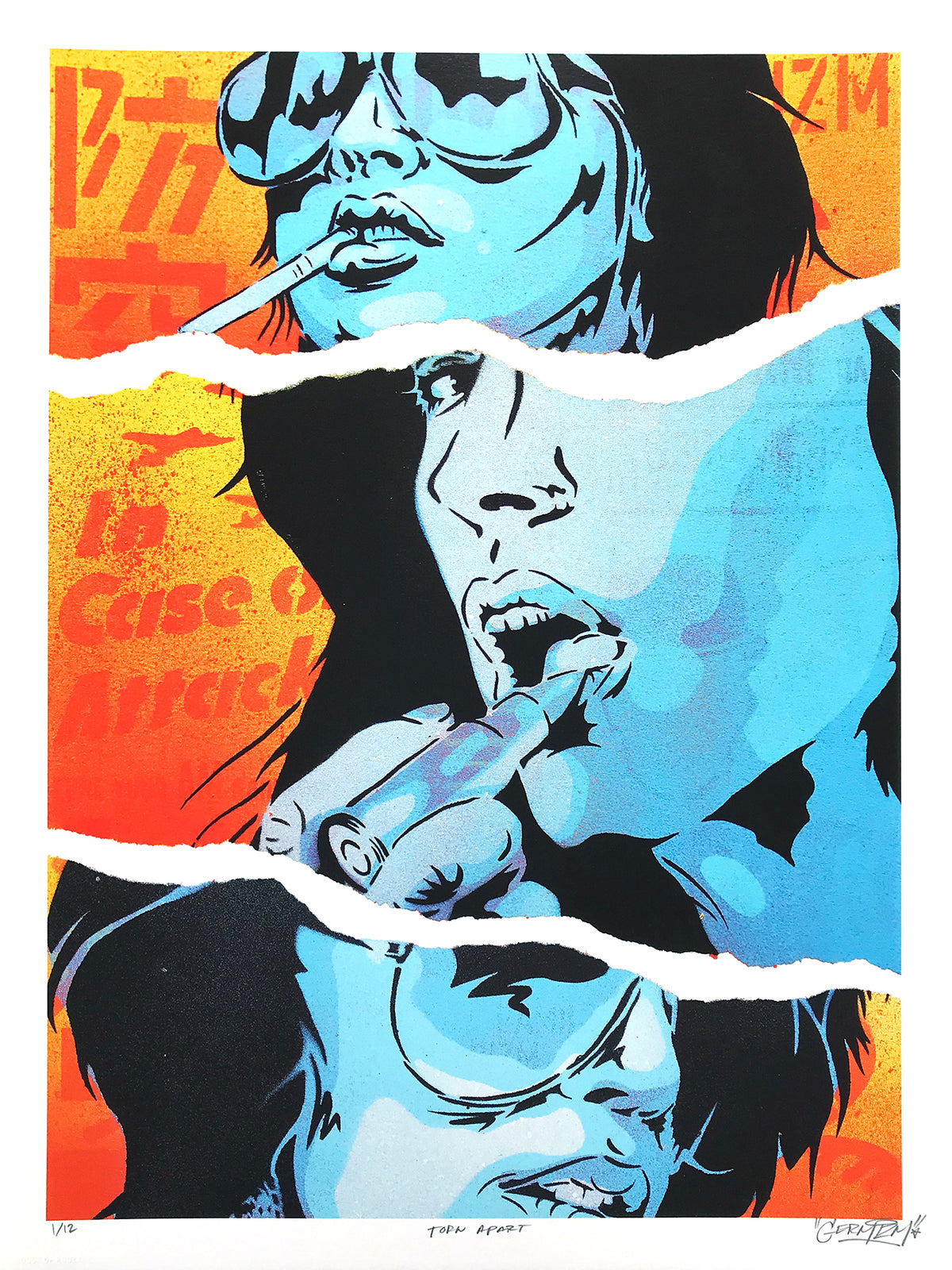 GERMIZM &quot;Torn Apart&quot; - Archival Print, Limited Edition of 12 - 18 x 24&quot;