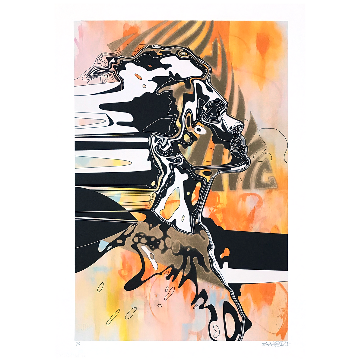 Hugo Mulder DHM &quot;Game On (Gold Edition)&quot; - Hand-Embellished Edition of 6 - 12 x 17&quot;