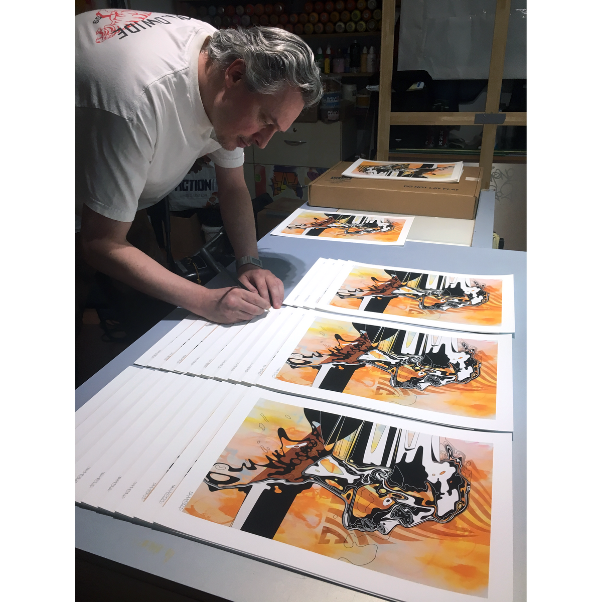 Hugo Mulder DHM &quot;Game On (Gold Edition)&quot; - Hand-Embellished Edition of 6 - 12 x 17&quot;