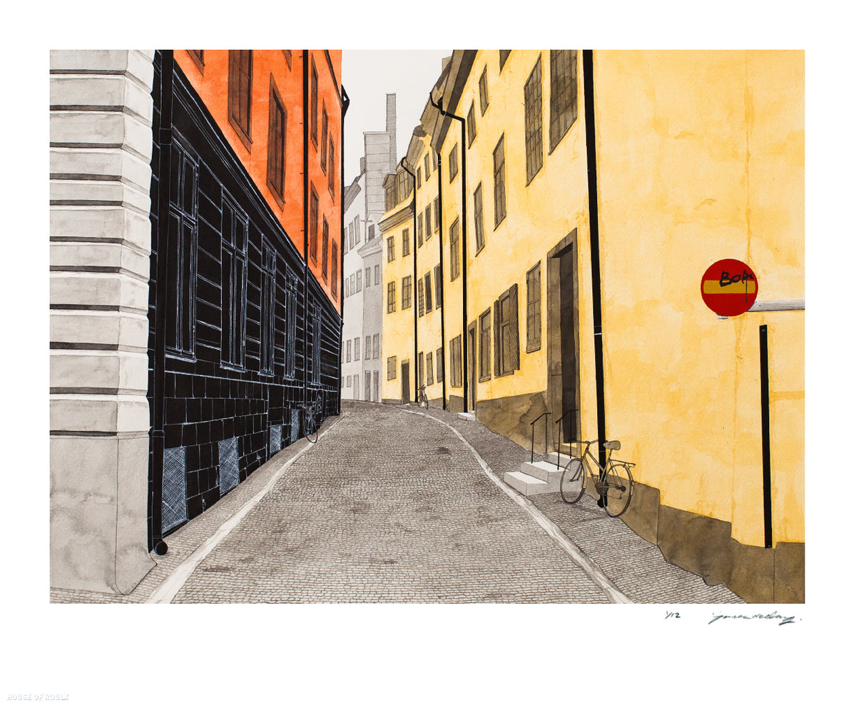 James McClung &quot;Gamla Stan&quot; - Limited Edition, Archival Print - 14 x 17&quot;