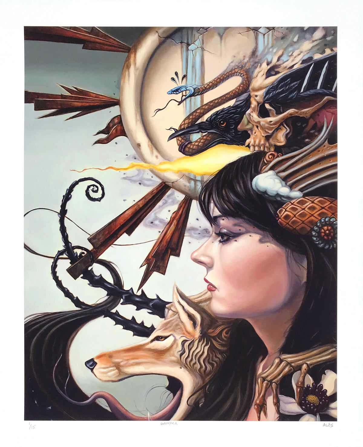 Erik Alós &quot;Gamma&quot; - Archival Print, Limited Edition of 15 - 14 x 17&quot;