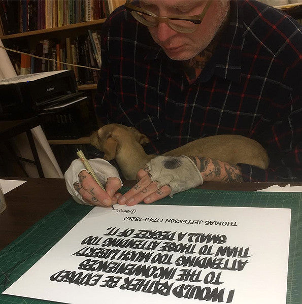 Mike Giant &quot;Too Much Liberty (Thomas Jefferson)&quot; - Limited Edition, Archival Print - 11 x 14