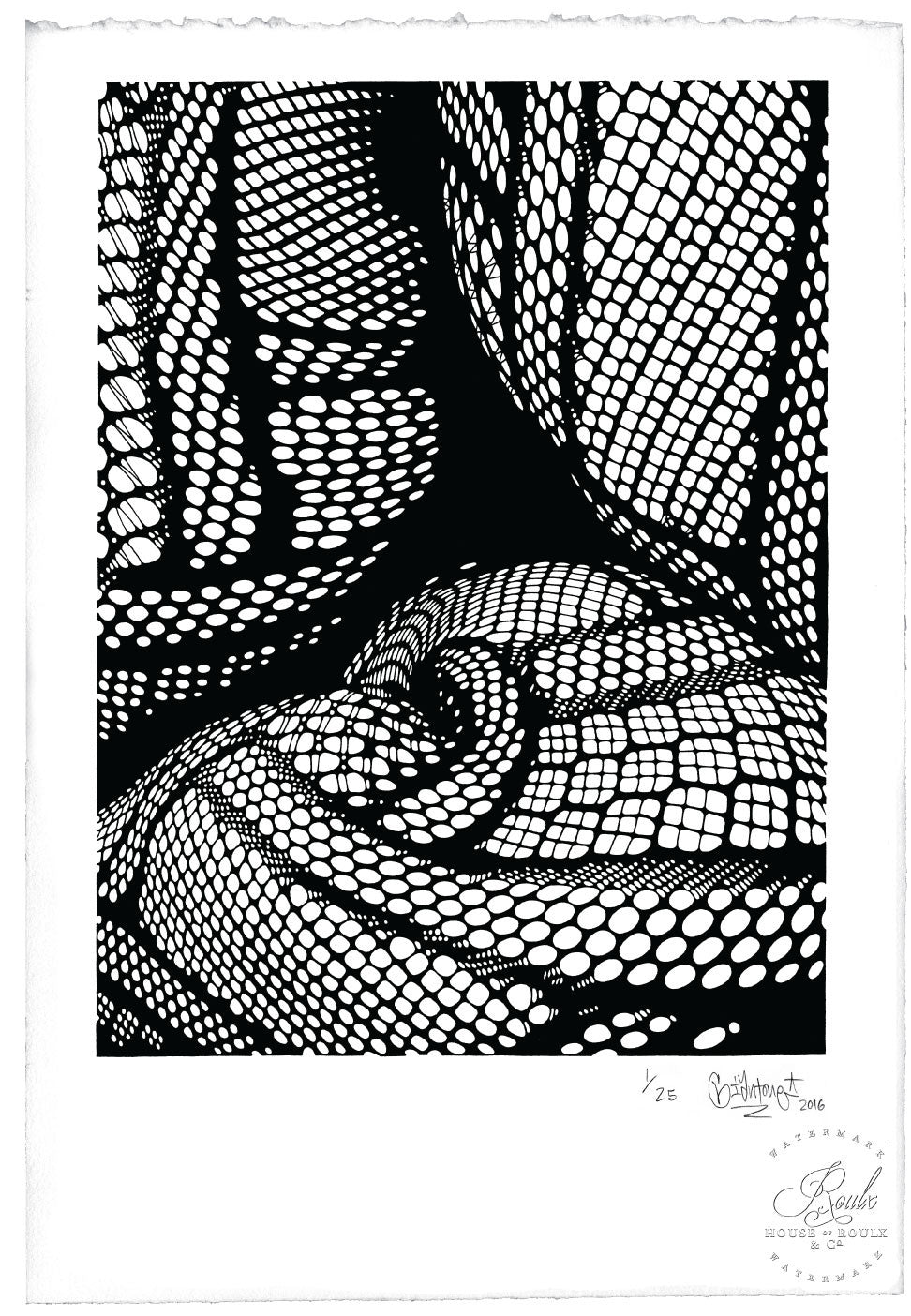 Mike Giant &quot;Tights 1&quot; - Limited Edition, Archival Print - 13 x 19