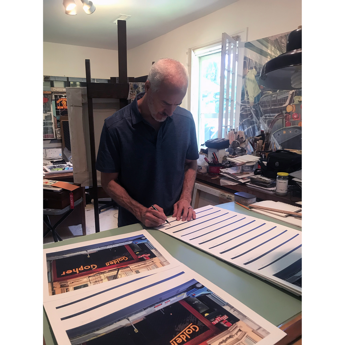 David Tyndall - &quot;Golden Gopher&quot; - Archival Print, Limited Edition of 12 - 14 x 17&quot;