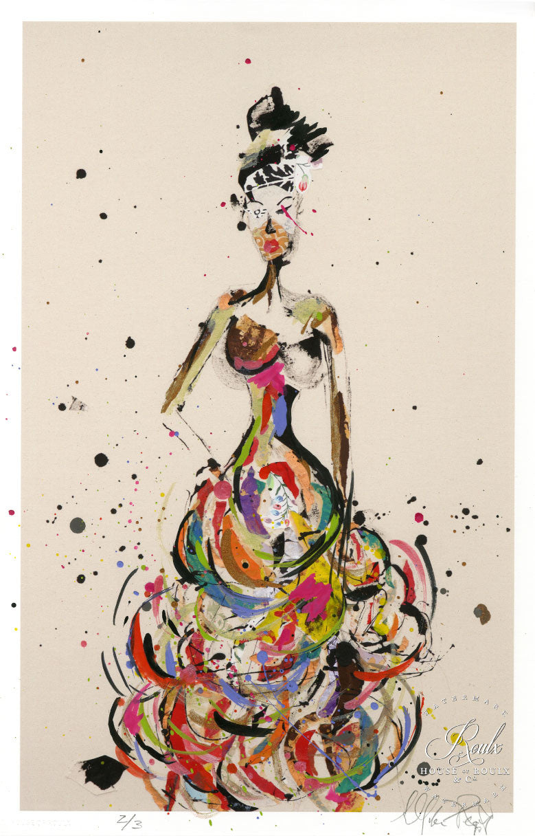 Miles Regis &quot;Grace&quot; - Hand-Embellished Unique Print, #2/3