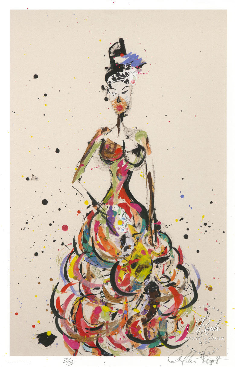 Miles Regis &quot;Grace&quot; - Hand-Embellished Unique Print, #3/3