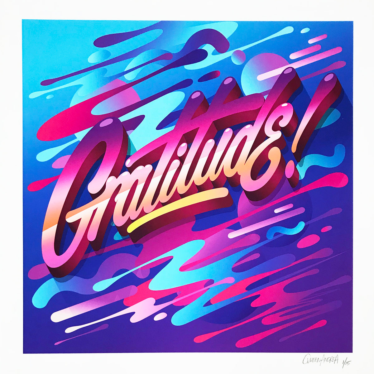 Queen Andrea &quot;Gratitude&quot; - Archival Print, Limited Edition of 15 - 17 x 17&quot;